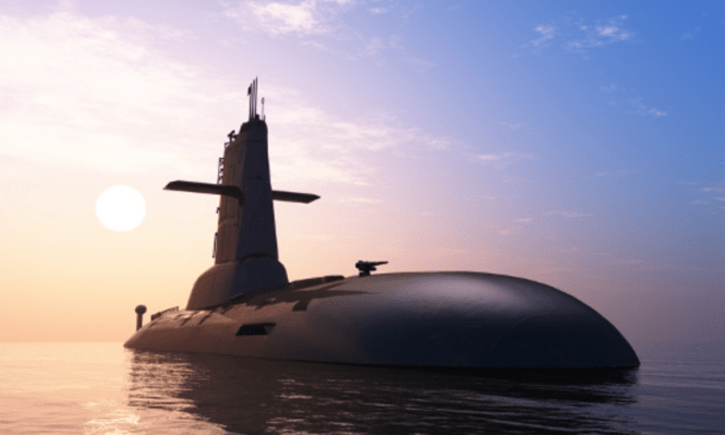 Military submarine using fixed force stainless steel compression gas struts
